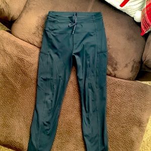 Zyia Black pocket drawstring Luxe tight